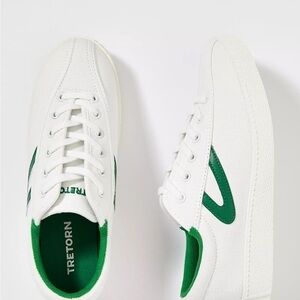Anthropologie X Tretorn Nylite Plus lace up canvas sneaker tennis shoe. Size 11.